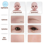 Image of Reborn Baby Dolls 100% Whole Body Silicone Reborn Baby Girl April