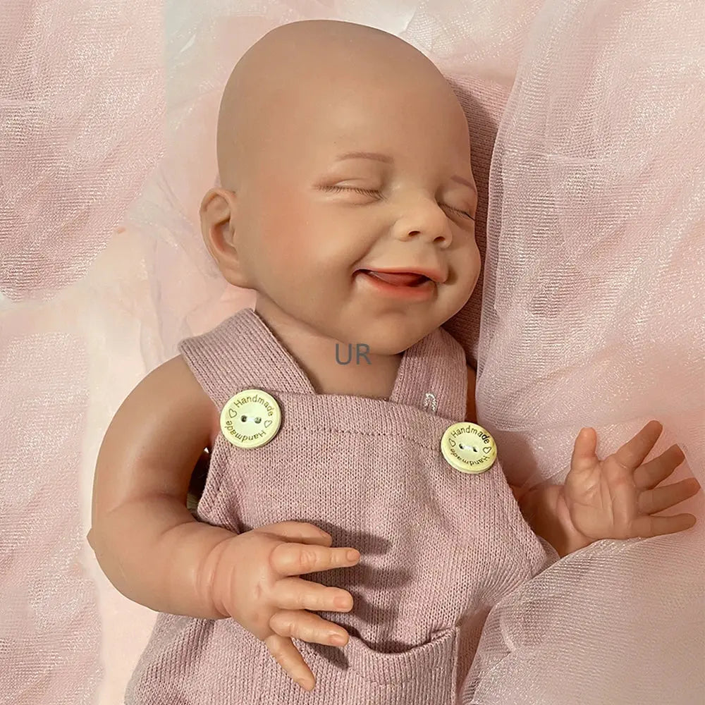 Image of Reborn Baby Dolls 100% Whole Body Silicone Reborn Baby Girl April