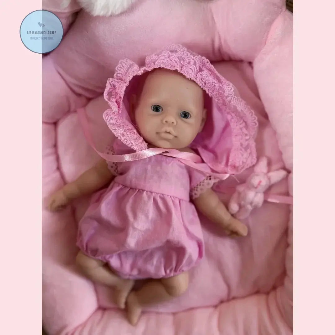 Image of Reborn Baby Dolls 10Inch /2 Styles Washable Unpainted Open Eyes Solid