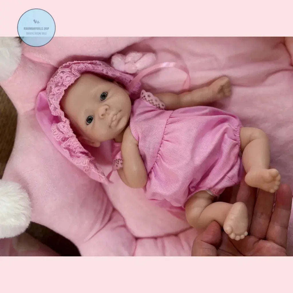 Image of Reborn Baby Dolls 10Inch /2 Styles Washable Unpainted Open Eyes Solid