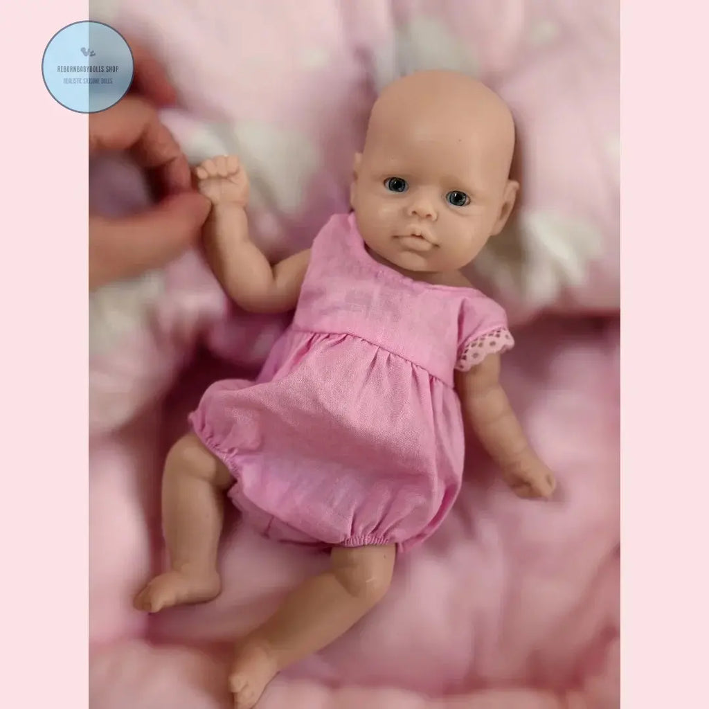 Image of Reborn Baby Dolls 10Inch /2 Styles Washable Unpainted Open Eyes Solid