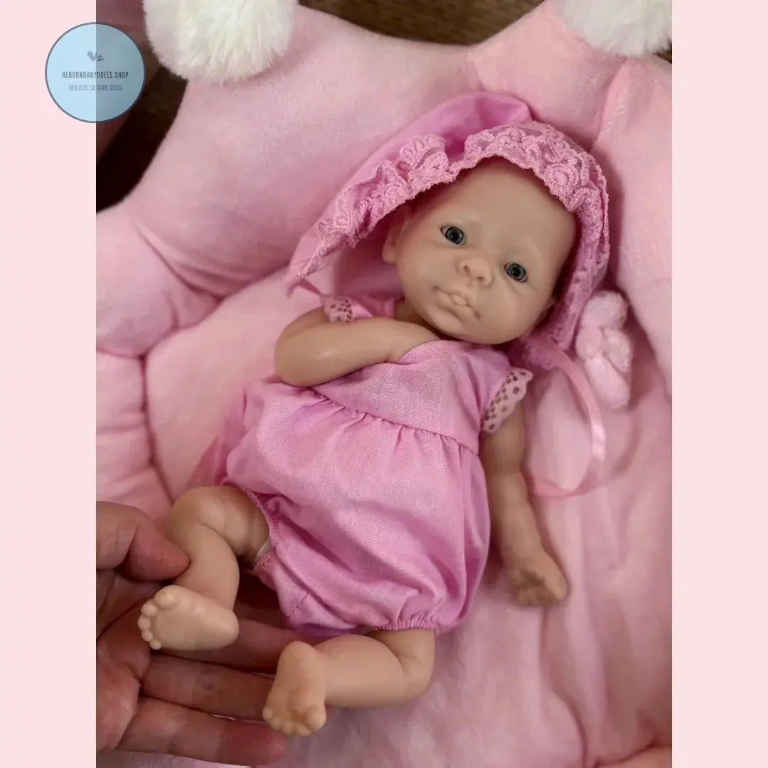 Image of Reborn Baby Dolls 10Inch /2 Styles Washable Unpainted Open Eyes Solid