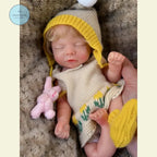 Image of Reborn Baby Dolls 10Inch Can Open Mouth Full Body Silicone Reborn