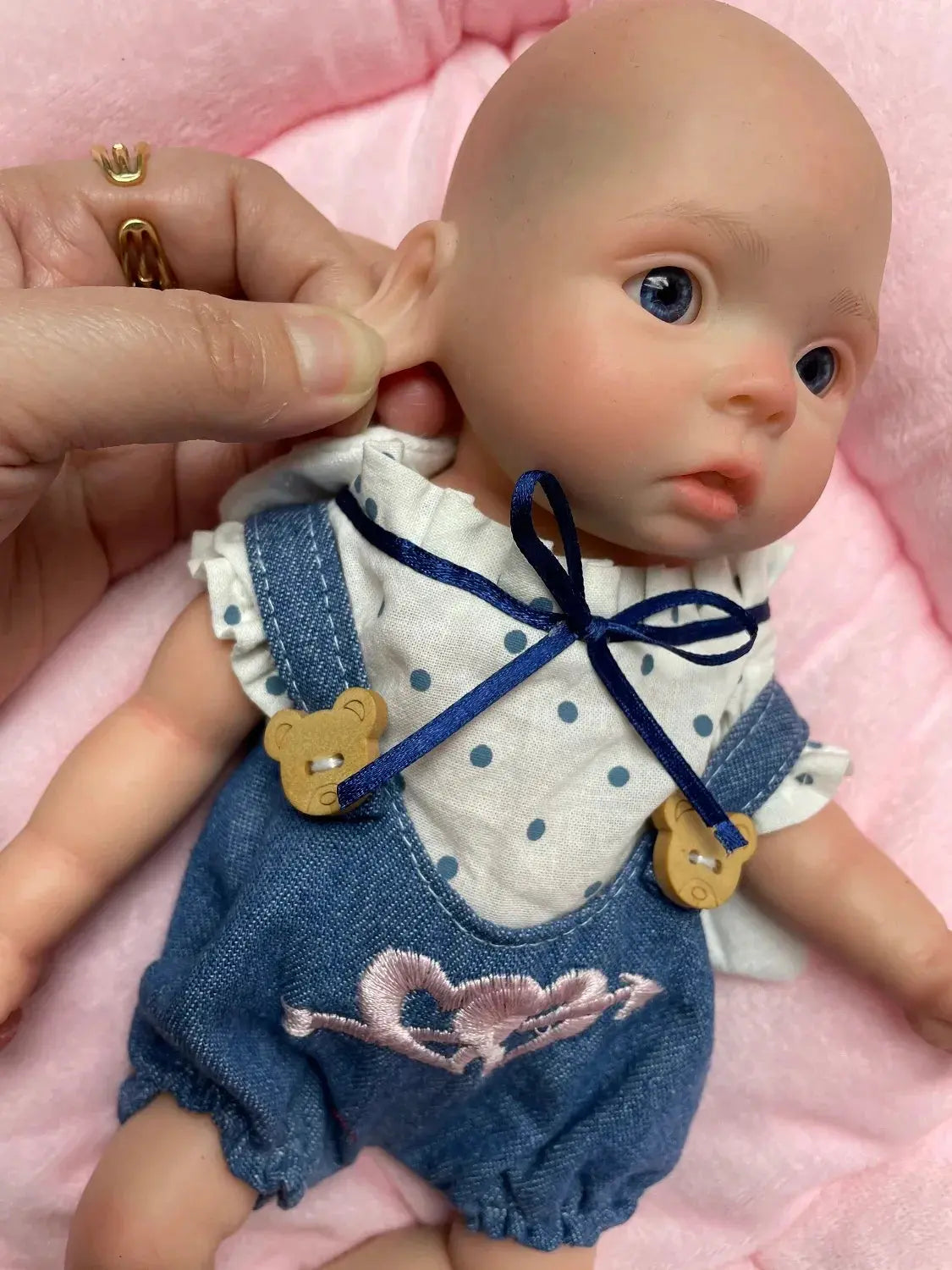 Image of Reborn Baby Dolls 11 Styles/ 26Cm Waterproof Close/Open Solid