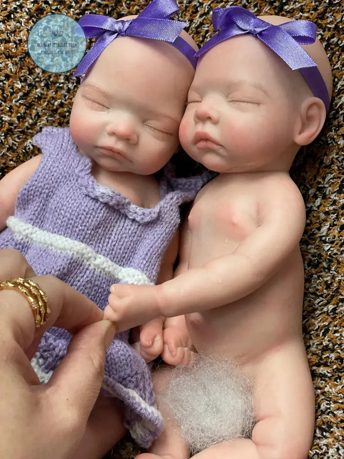 Image of Reborn Baby Dolls 11 Styles/ 26Cm Waterproof Close/Open Solid