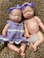 Image of Reborn Baby Dolls 11 Styles/ 26Cm Waterproof Close/Open Solid