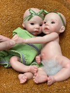 Image of Reborn Baby Dolls 11 Styles/ 26Cm Waterproof Close/Open Solid