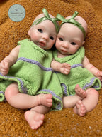 Image of Reborn Baby Dolls 11 Styles/ 26Cm Waterproof Close/Open Solid
