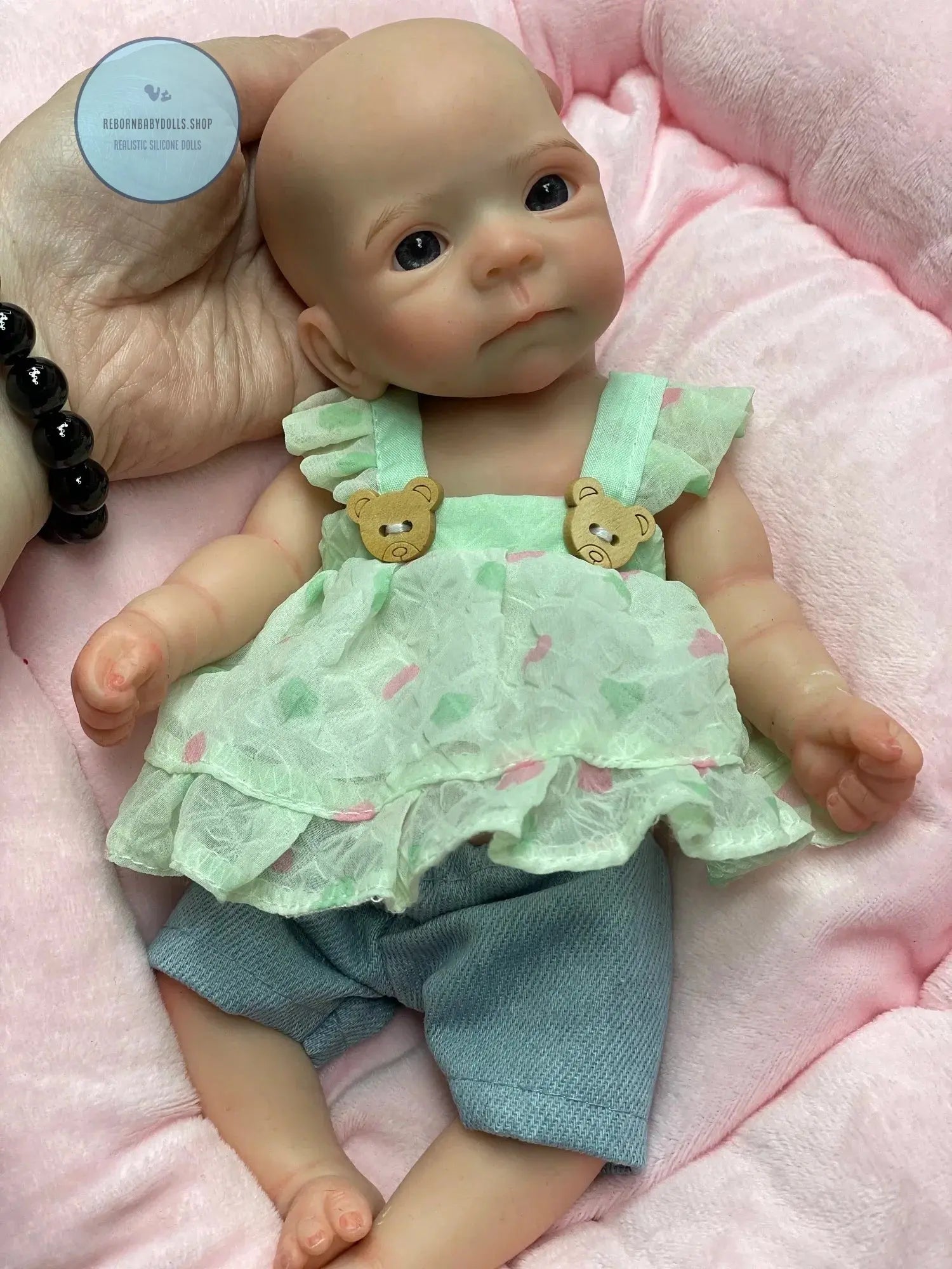 Image of Reborn Baby Dolls 11 Styles/ 26Cm Waterproof Close/Open Solid