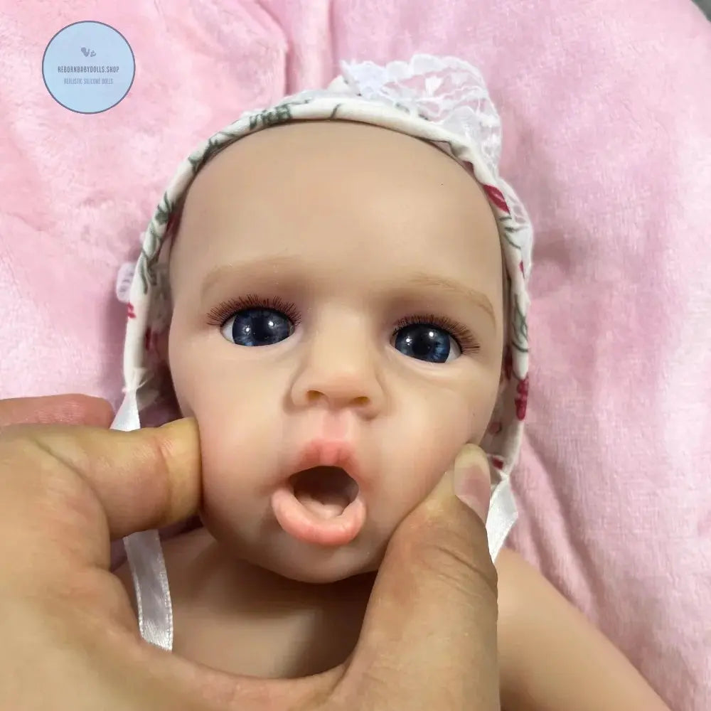 Image of Reborn Baby Dolls 12-13 Inch Mini Full Silicone Reborn Baby Doll