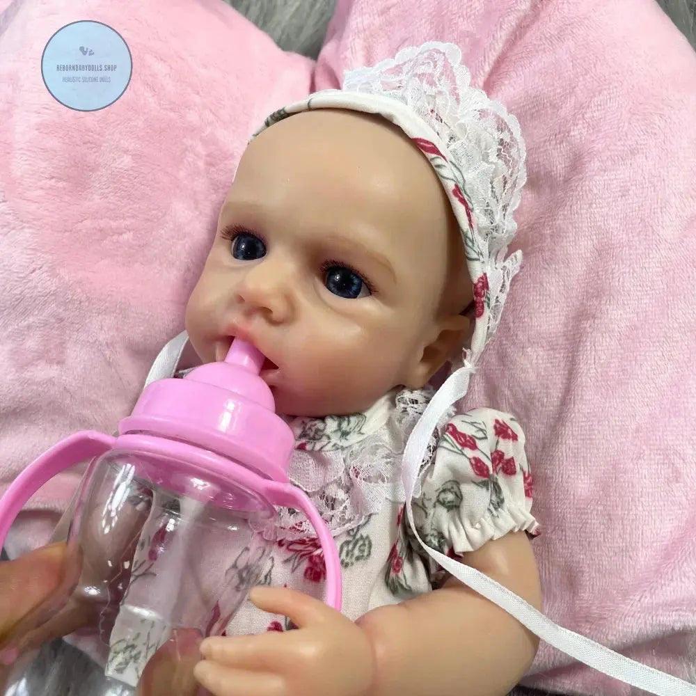 Image of Reborn Baby Dolls 12-13 Inch Mini Full Silicone Reborn Baby Doll