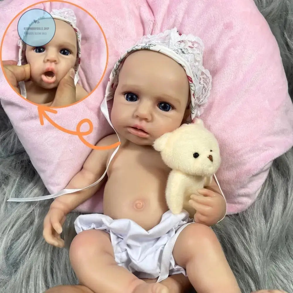 Image of Reborn Baby Dolls 12-13 Inch Mini Full Silicone Reborn Baby Doll
