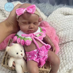 Image of Reborn Baby Dolls 12 Inch Mini African Americans Loulou Reborn