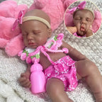 Image of Reborn Baby Dolls 12 Inch Mini African Americans Loulou Reborn