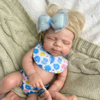 Image of Reborn Baby Dolls 12 Inch Mini Pascale With Rooted Hair Full Body