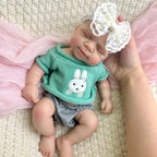 Image of Reborn Baby Dolls 12 Inch Mini Pascale With Rooted Hair Full Body