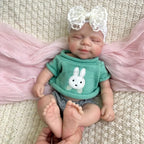 Image of Reborn Baby Dolls 12 Inch Mini Pascale With Rooted Hair Full Body
