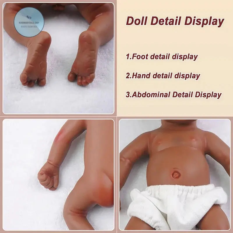 Image of Reborn Baby Dolls 12.2Inch Full Body Silicone Bebe Reborn