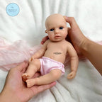 Image of Reborn Baby Dolls 12Inch Loulou Realistic Silicone Reborn Baby Girl