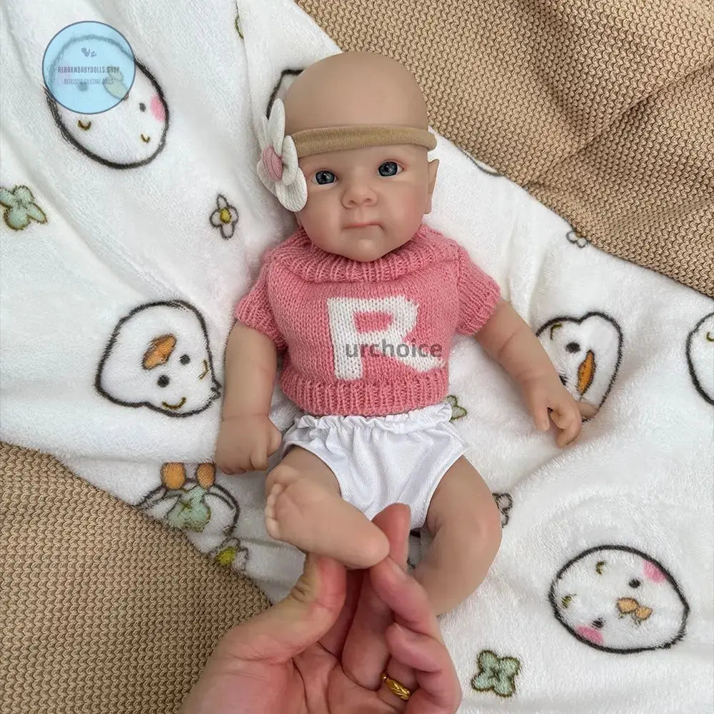 Image of Reborn Baby Dolls 12Inch Micro Baby Girl Bettie Full Body Silicone