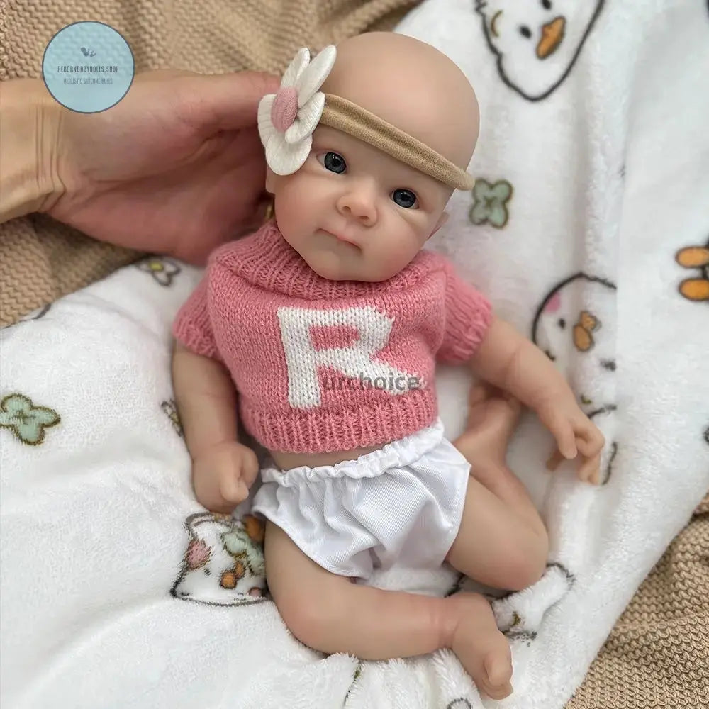Image of Reborn Baby Dolls 12Inch Micro Baby Girl Bettie Full Body Silicone