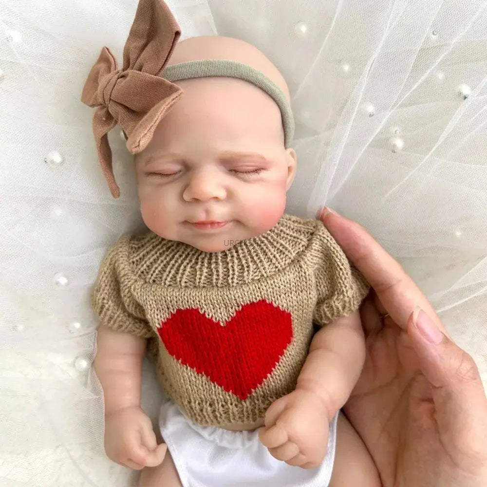 Image of Reborn Baby Dolls 12Inch Mini Realistic Baby Girl Pascale Washable
