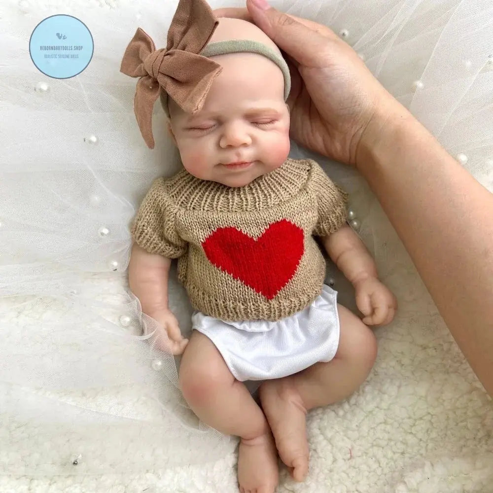 Image of Reborn Baby Dolls 12Inch Mini Realistic Baby Girl Pascale Washable