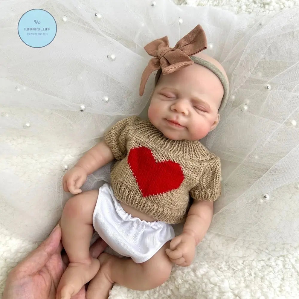 Image of Reborn Baby Dolls 12Inch Mini Realistic Baby Girl Pascale Washable