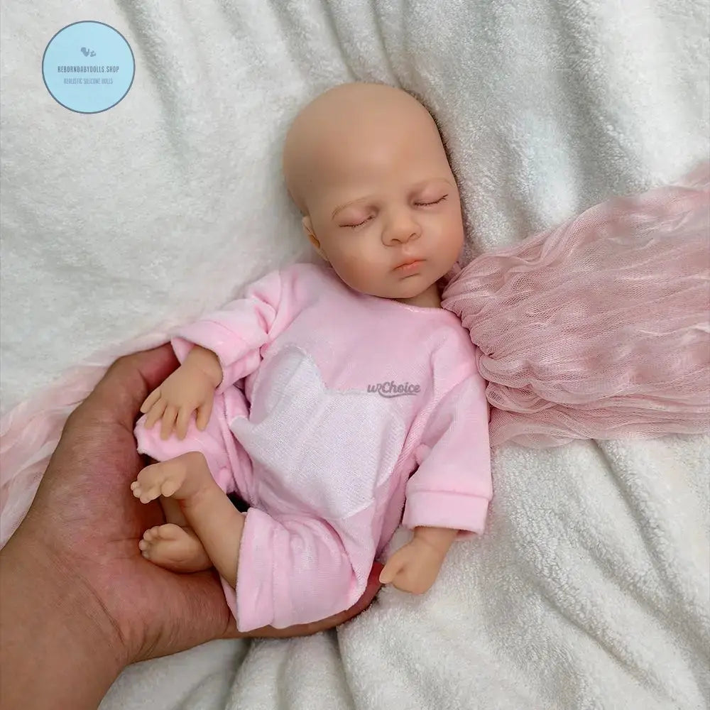 Image of Reborn Baby Dolls 12Inch Mini Silicone Reborn Baby Girl Luna