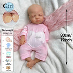 Image of Reborn Baby Dolls 12Inch Mini Silicone Reborn Baby Girl Luna