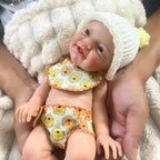 Image of Reborn Baby Dolls 13 Inch Mini Reborn Boy Or Girl Full Silicone