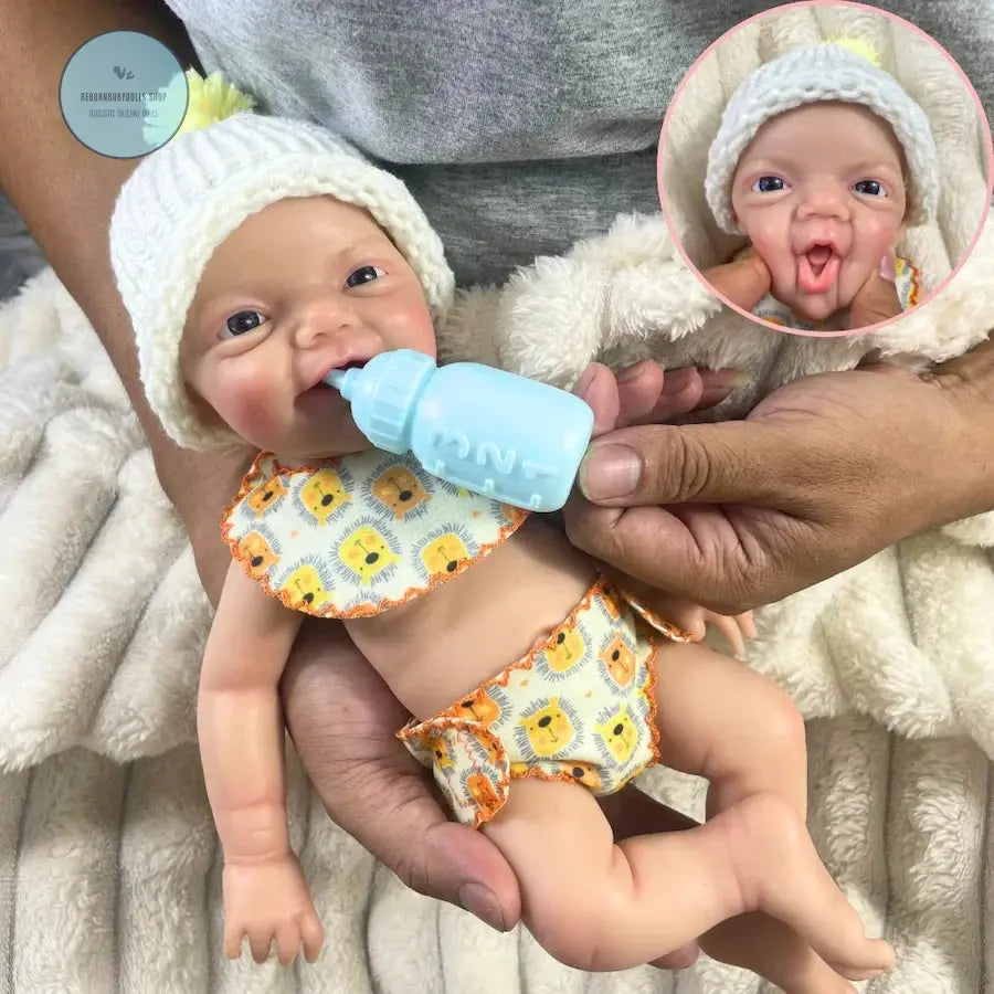 Image of Reborn Baby Dolls 13 Inch Mini Reborn Boy Or Girl Full Silicone