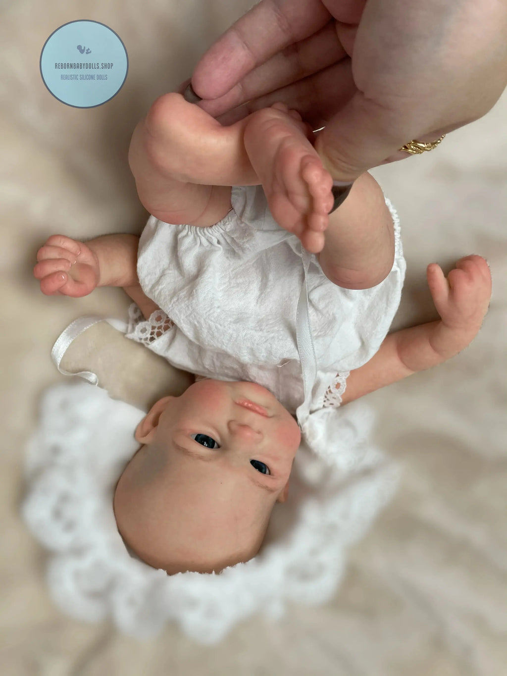 Image of Reborn Baby Dolls 13Inch Vivienne&Elijha All Silicone Reborn Doll