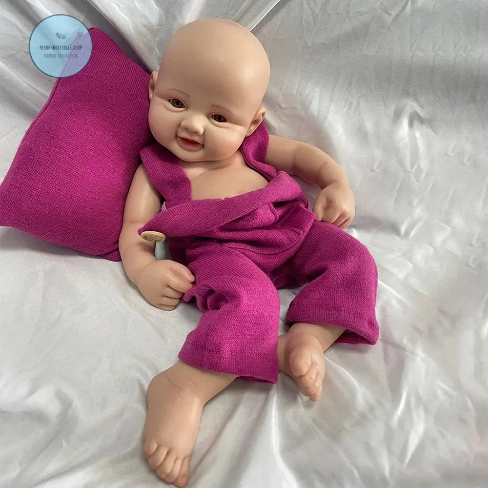 Image of Reborn Baby Dolls 16Inch Preemy Girl 100% Soild Platinum Silicone