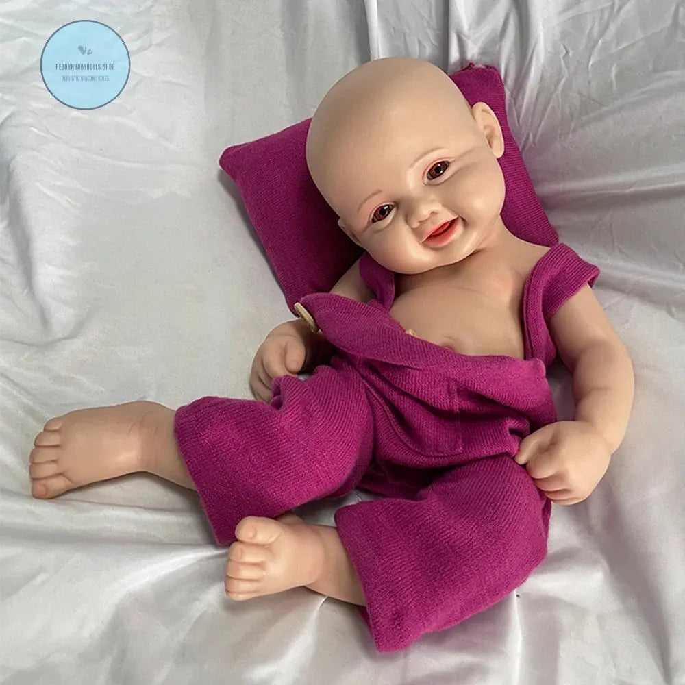 Image of Reborn Baby Dolls 16Inch Preemy Girl 100% Soild Platinum Silicone