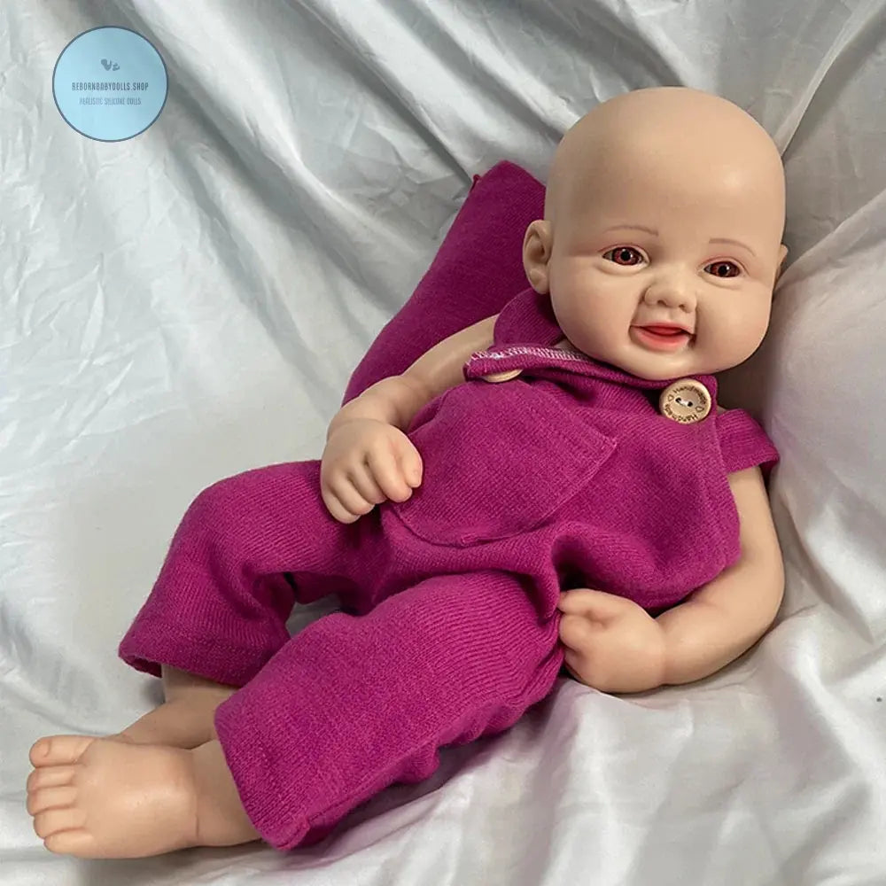 Image of Reborn Baby Dolls 16Inch Preemy Girl 100% Soild Platinum Silicone