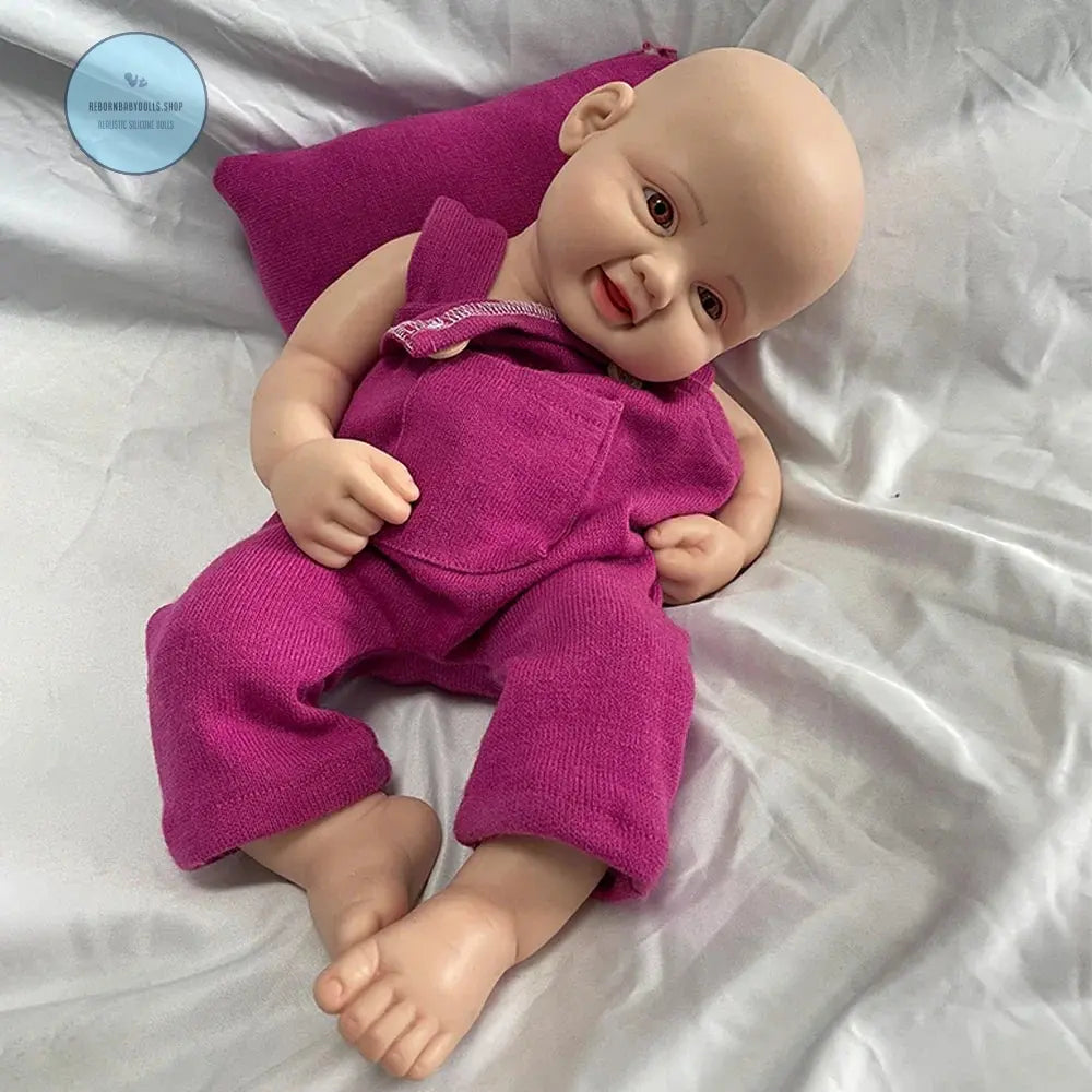 Image of Reborn Baby Dolls 16Inch Preemy Girl 100% Soild Platinum Silicone