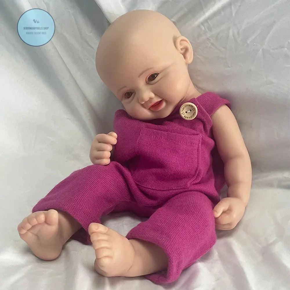 Image of Reborn Baby Dolls 16Inch Preemy Girl 100% Soild Platinum Silicone