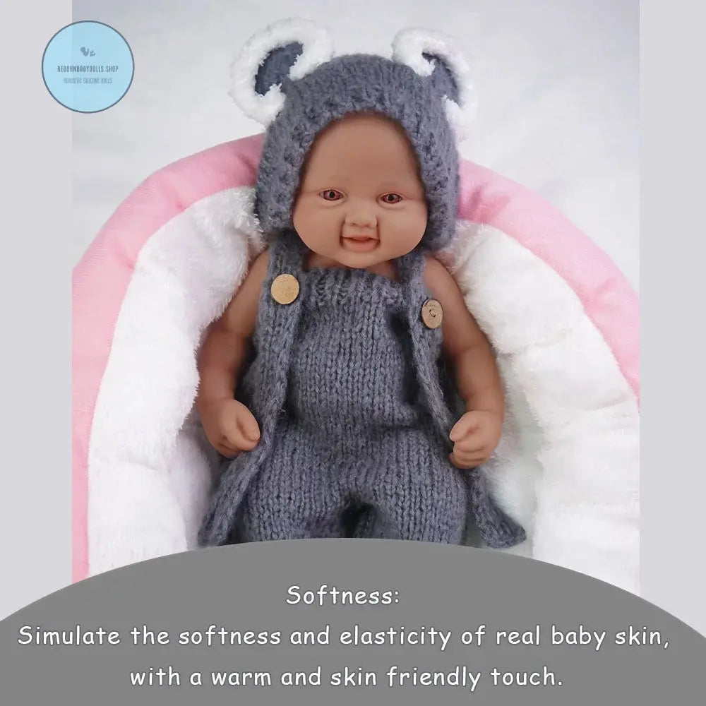 Image of Reborn Baby Dolls 17.3-Inch Stunning Smile With Open Eyes! Medical