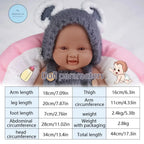 Image of Reborn Baby Dolls 17.3-Inch Stunning Smile With Open Eyes! Medical