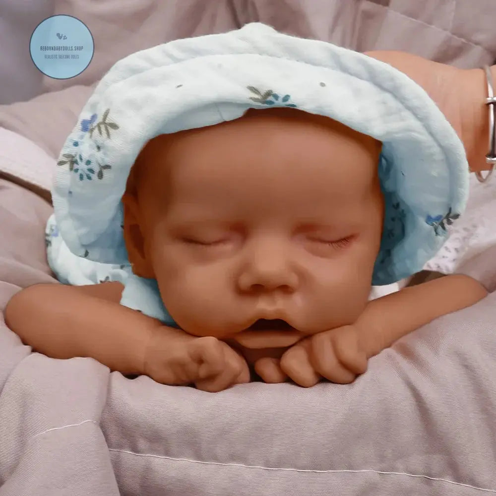 Image of Reborn Baby Dolls 17.5-Inch Full Body Silicone Lifelike Sleeping