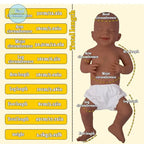 Image of Reborn Baby Dolls 17.72" Micro Preemie Full Body Platinum Silicone