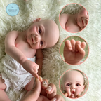 Image of Reborn Baby Dolls 17Inch 43Cm Handmade Painted Full Body Silicone