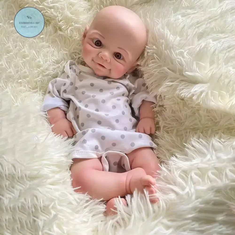 Image of Reborn Baby Dolls 17Inch 43Cm Handmade Painted Full Body Silicone