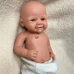Image of Reborn Baby Dolls 17Inch 43Cm Handmade Painted Full Body Silicone