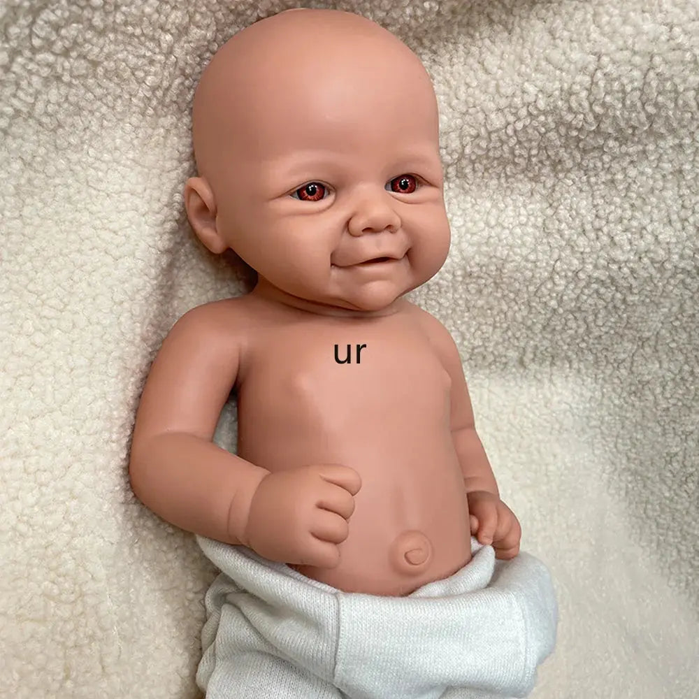 Image of Reborn Baby Dolls 17Inch 43Cm Handmade Painted Full Body Silicone