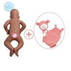 Image of Reborn Baby Dolls 17Inch 43Cm Handmade Painted Full Body Silicone