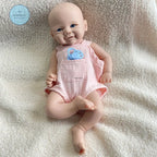 Image of Reborn Baby Dolls 17Inch Baby Girl Vivienne Washable Silicone Reborn