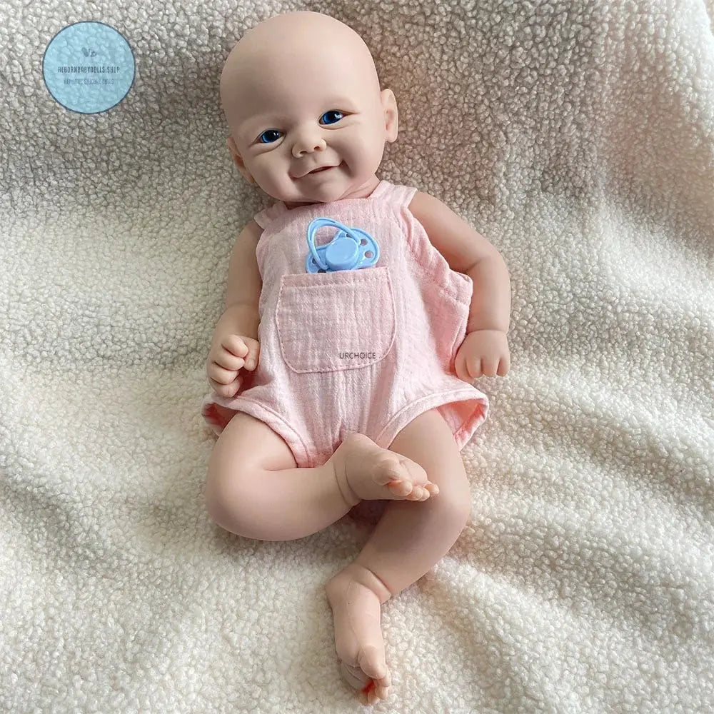 Image of Reborn Baby Dolls 17Inch Baby Girl Vivienne Washable Silicone Reborn