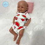 Image of Reborn Baby Dolls 17Inch Black Skin Realistic Soft Silicone Reborn